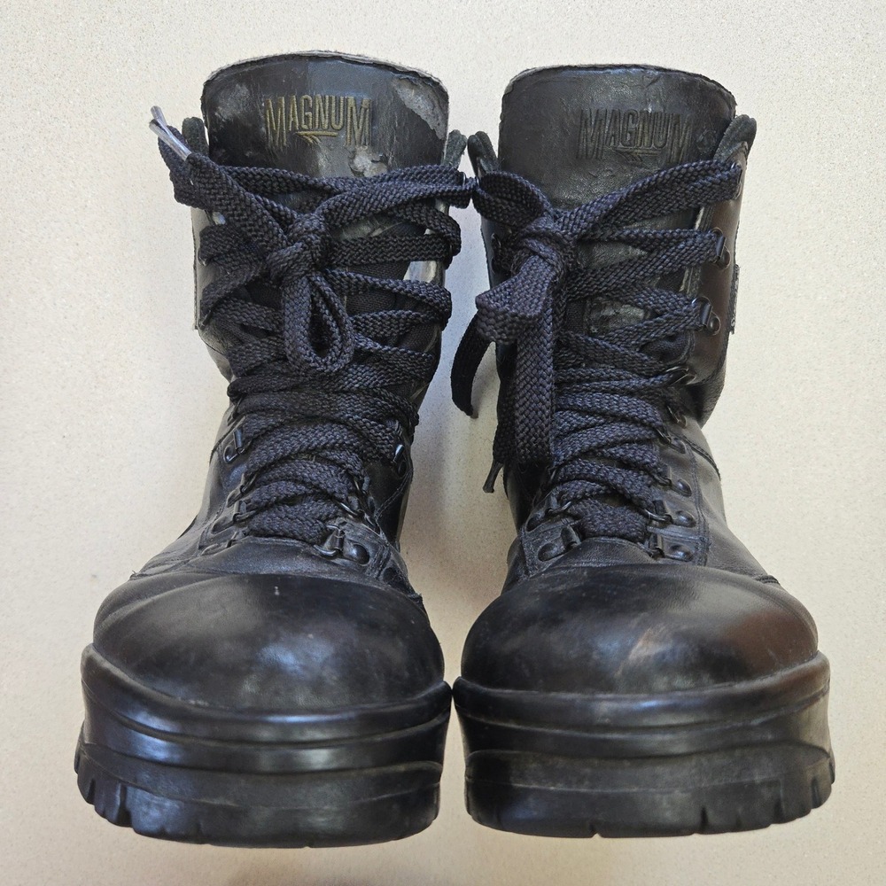 Magnum Elite Force II Boot Combat 10 Men Blac Leather Tactical Military Workwear - Picture 3 of 12